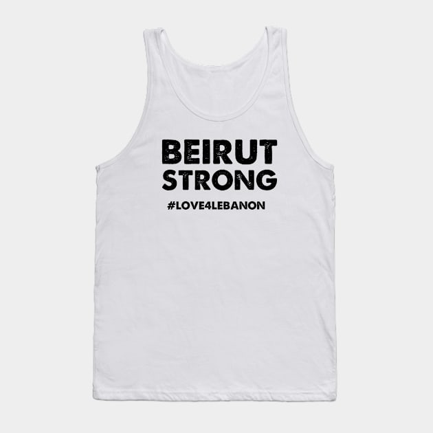 Beirut Strong Tank Top by Roufxis